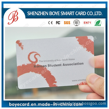 SGS Approved PVC Transparent Business Name Card